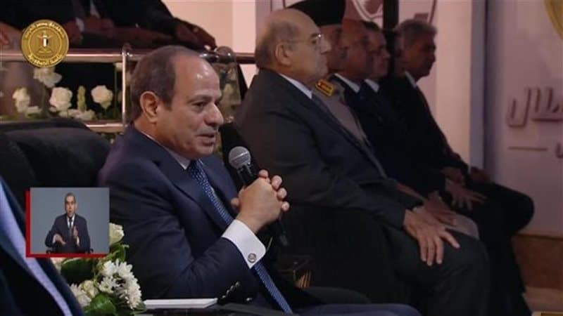 ابرز تصريحات «السيسي» خلال احتفالية اتحاد القبائل العربية والعائلات المصرية